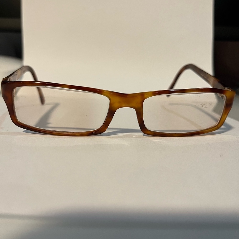 Prada Tortoise Shell Rectangular Glasses - image 1
